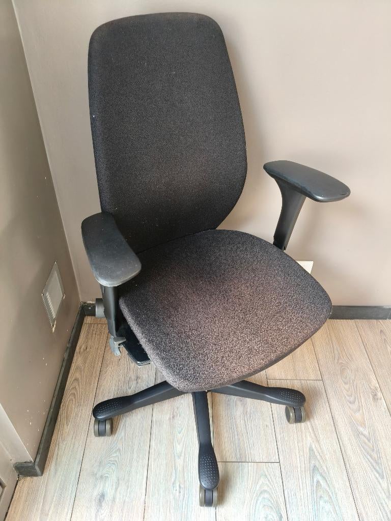 Bureaustoel ergonomische, Ophalen, Zwart, Zo goed als nieuw, Bureaustoel