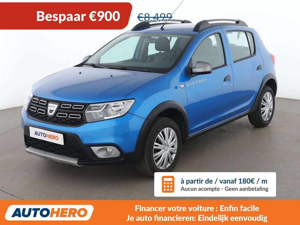 Dacia Sandero 0.9 TCe Stepway Prestige, Achat, https://public.car-pass.be/vhr/aa9a831e-f607-4d28-a201-115d78cf565f, Tissu, Occasion