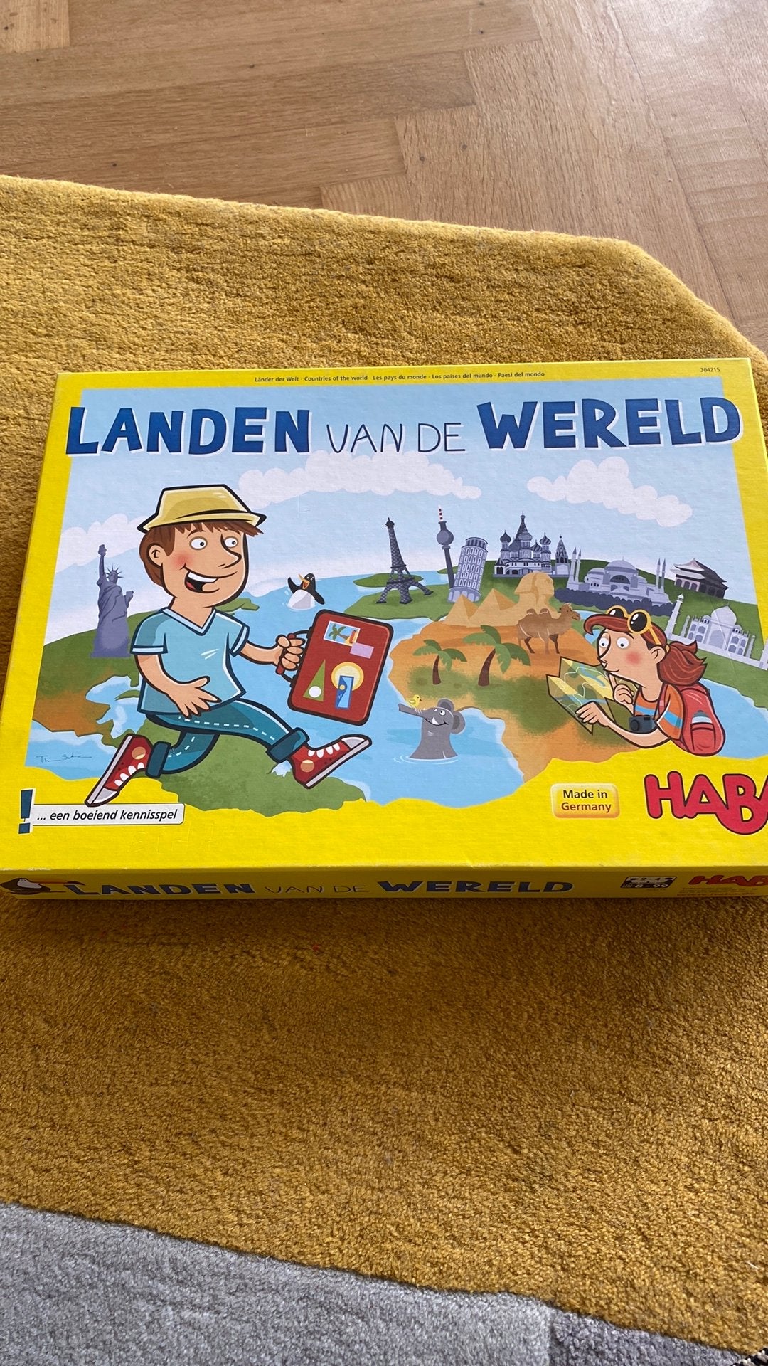 Hava- landen van de wereld box spel, Enlèvement, Utilisé