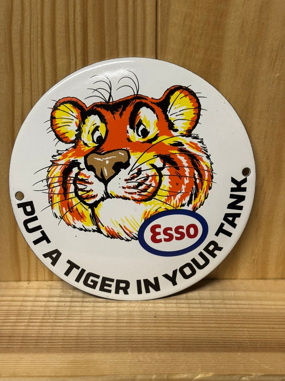 Esso emaille plaat, Verzamelen, Ophalen of Verzenden, Zo goed als nieuw