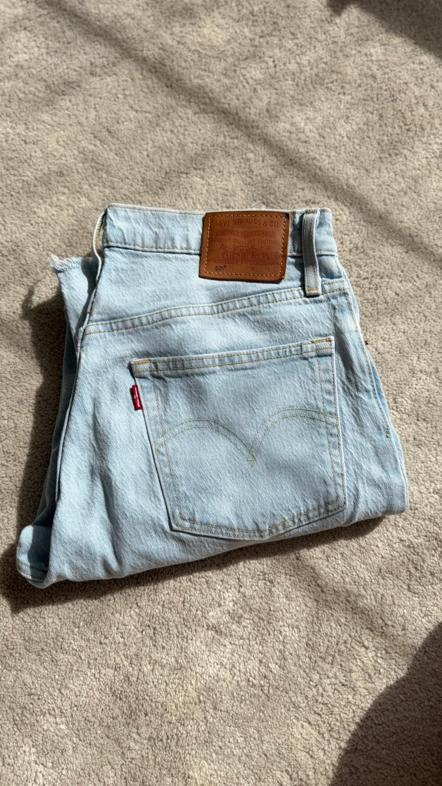 Jean Levi’s 501, maat 27, Kleding | Dames, Ophalen of Verzenden, Zo goed als nieuw, Blauw, W27 (confectie 34) of kleiner