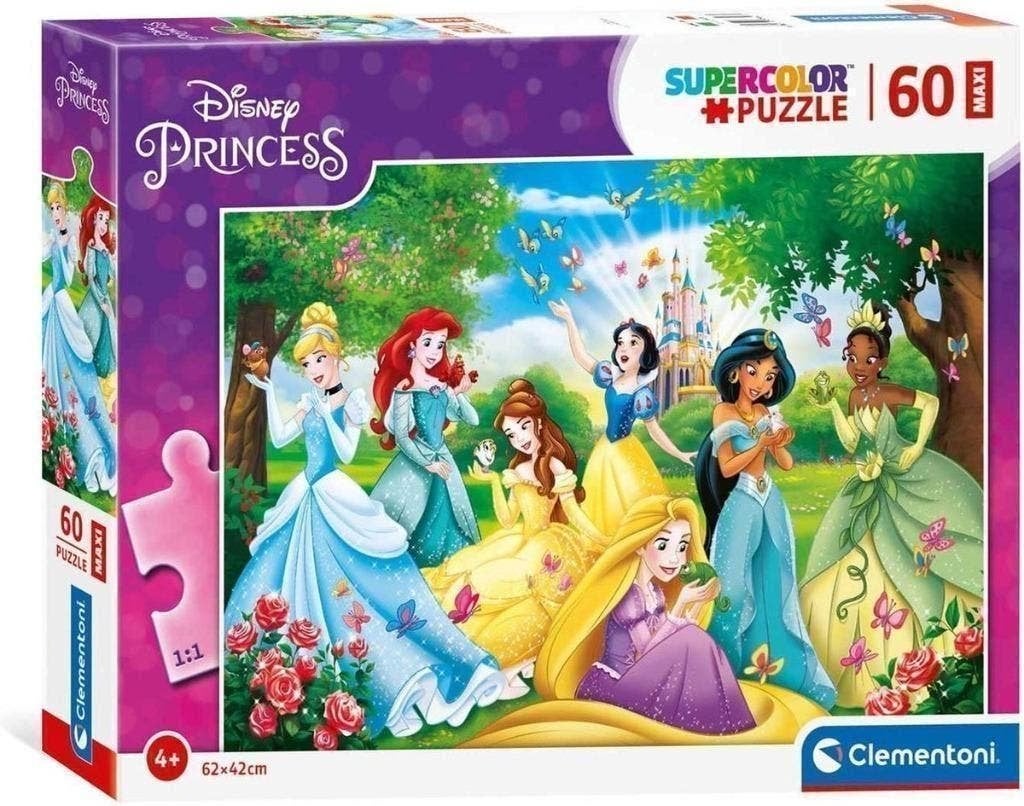 Disney Princess Puzzel - 60 Maxi st - Clementoni Legpuzzel, Enlèvement ou Envoi, Plus de 50 pièces, Neuf, 4 à 6 ans