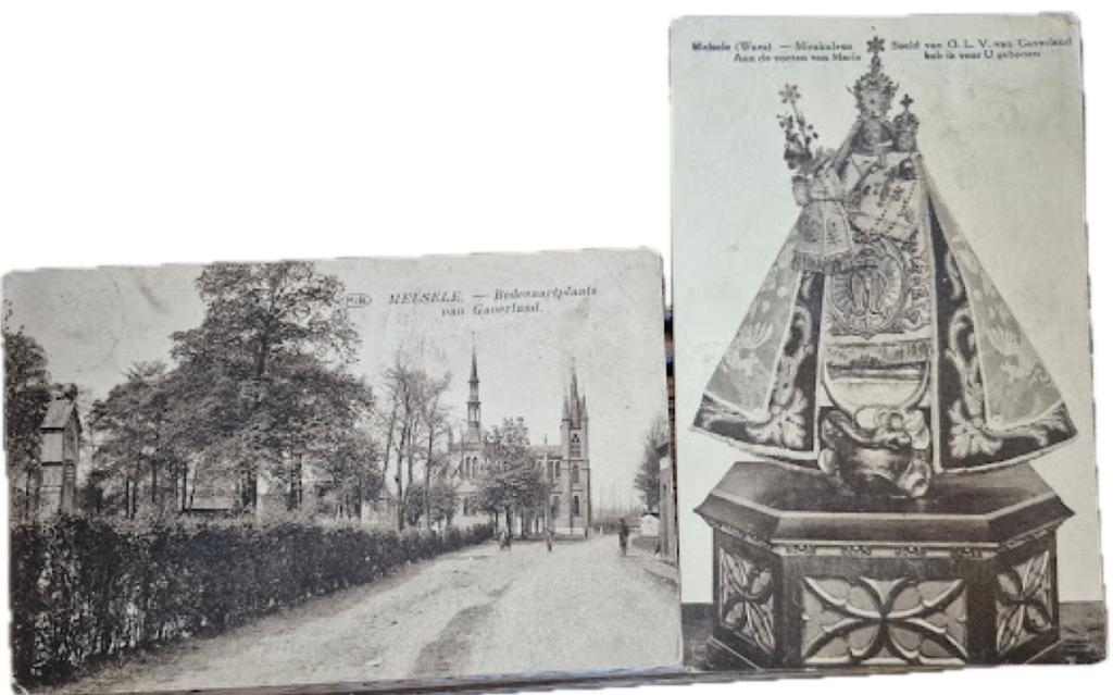 postkaarten Melsele Gaverland, Verzamelen, Ophalen of Verzenden, Voor 1920, Gelopen, Antwerpen