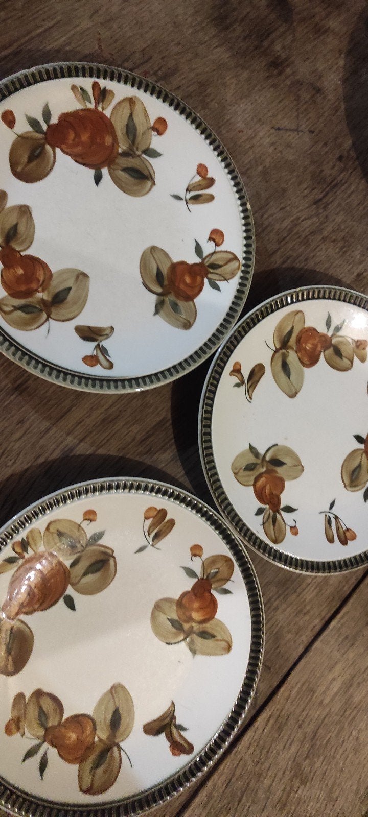Lot de 3 couverts belges vintage Boch, modèle « Agatha », Antiquités & Art, Enlèvement ou Envoi
