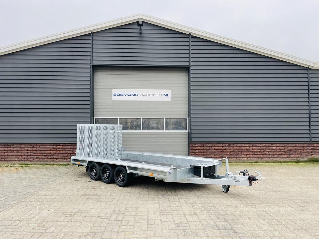 Vlemmix machinetransporter 3500 kg 400x180 NIEUW met graafba, Auto diversen, Aanhangers en Bagagewagens, Nieuw