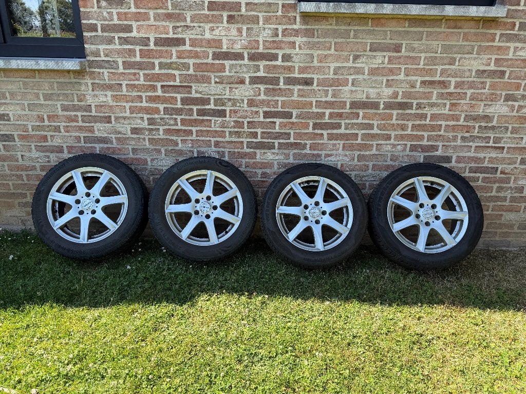 VAG Volkswagen Enzo velgenset, Autos : Pièces & Accessoires, Pneus & Jantes, Pneus et Jantes, Pneus hiver, 16 pouces, 205 mm, Véhicule de tourisme
