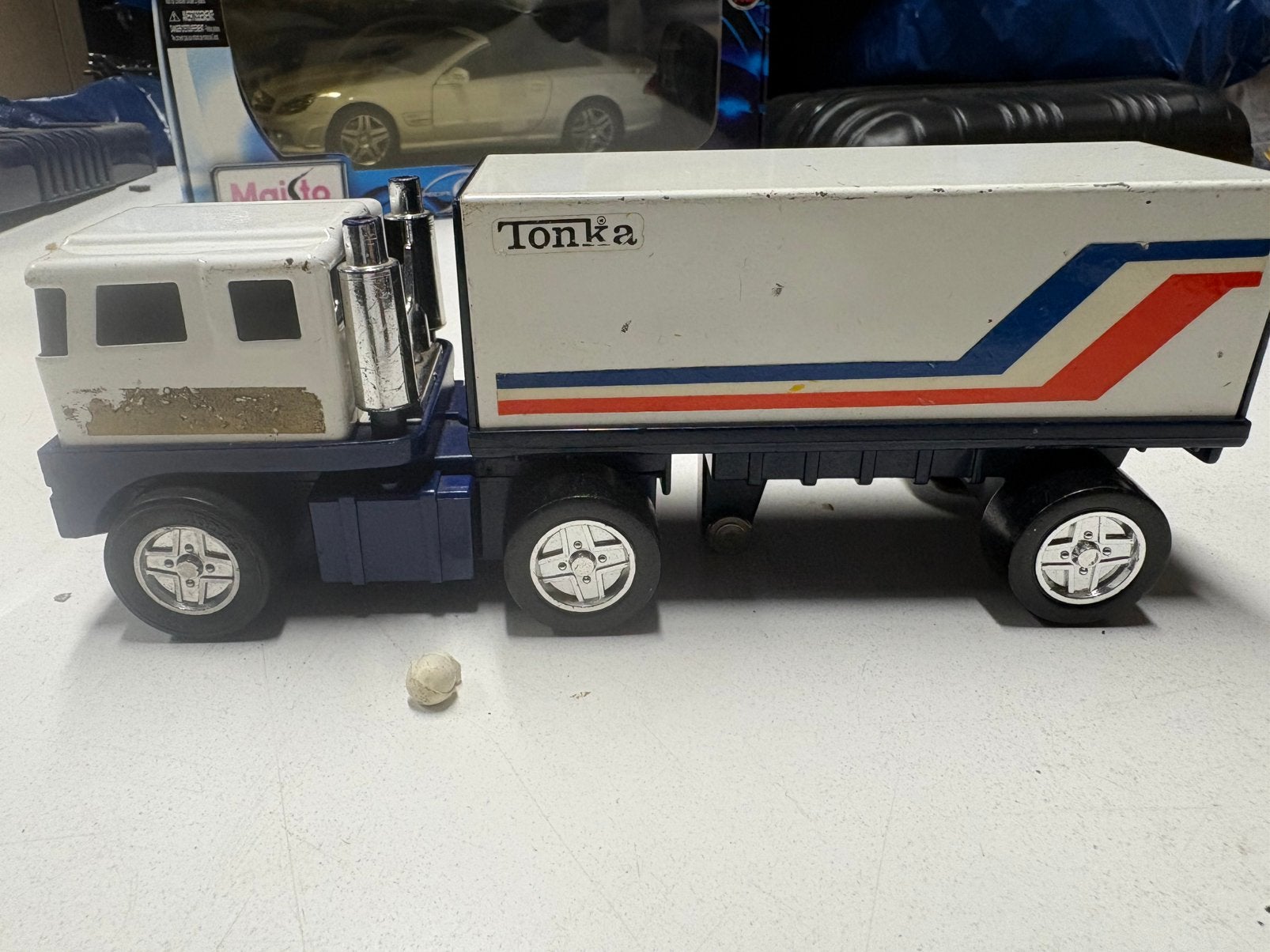 2 dozen  Vintage speelgoed truck en autos, Antiek en Kunst, Ophalen of Verzenden