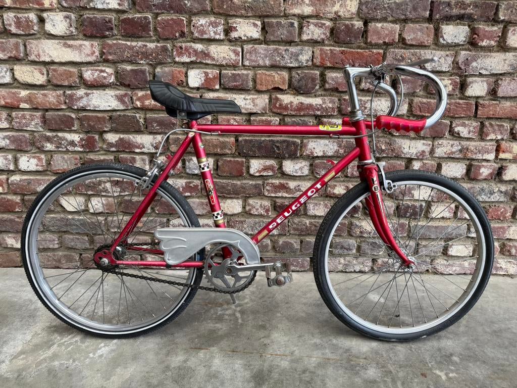 Kinderkoersfiets peugeot 24 inch, Ophalen, Gebruikt, Velgrem, 20 inch of meer