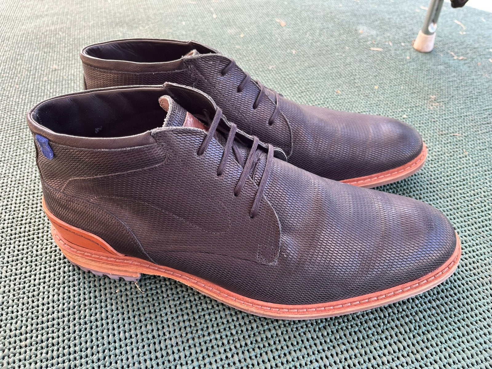 Floris van Bommel herenschoenen maat 10 / 44 H als nieuw, Kleding | Heren, Schoenen, Bruin, Boots, Ophalen of Verzenden, Zo goed als nieuw