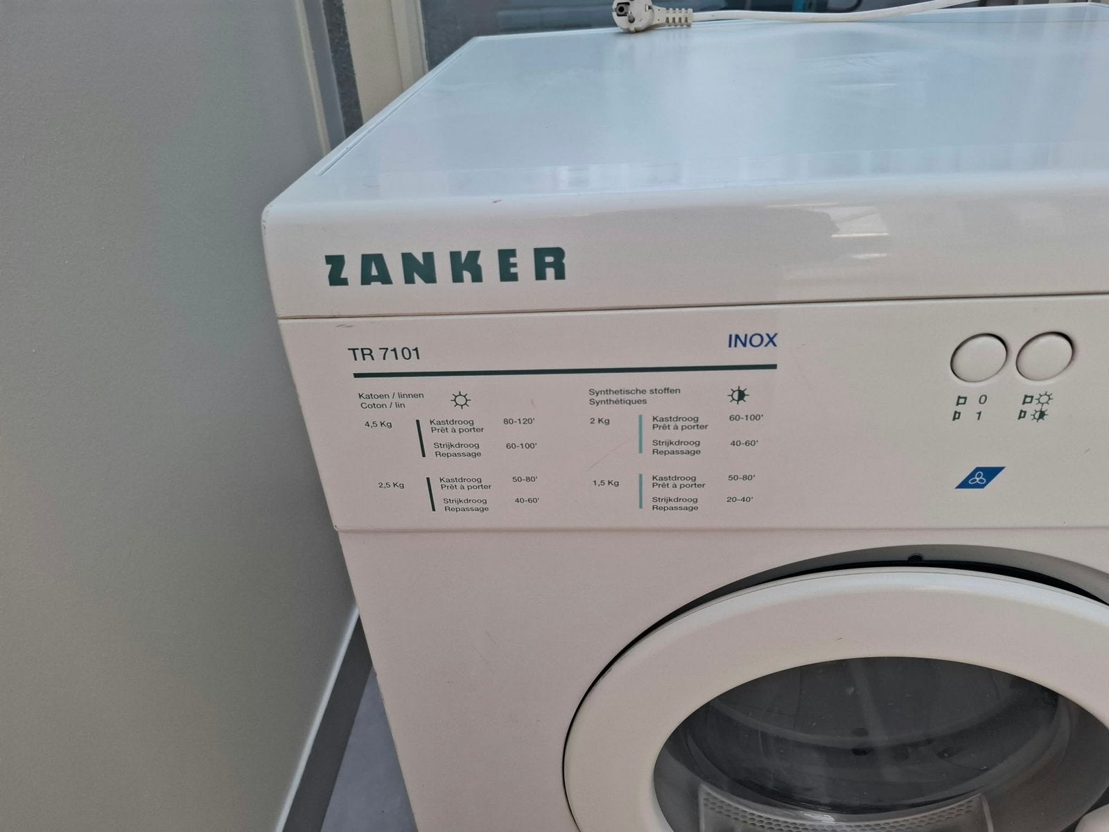 Zankzr droogkast Tr 071, Elektronische apparatuur, Wasmachines, Ophalen, Zo goed als nieuw