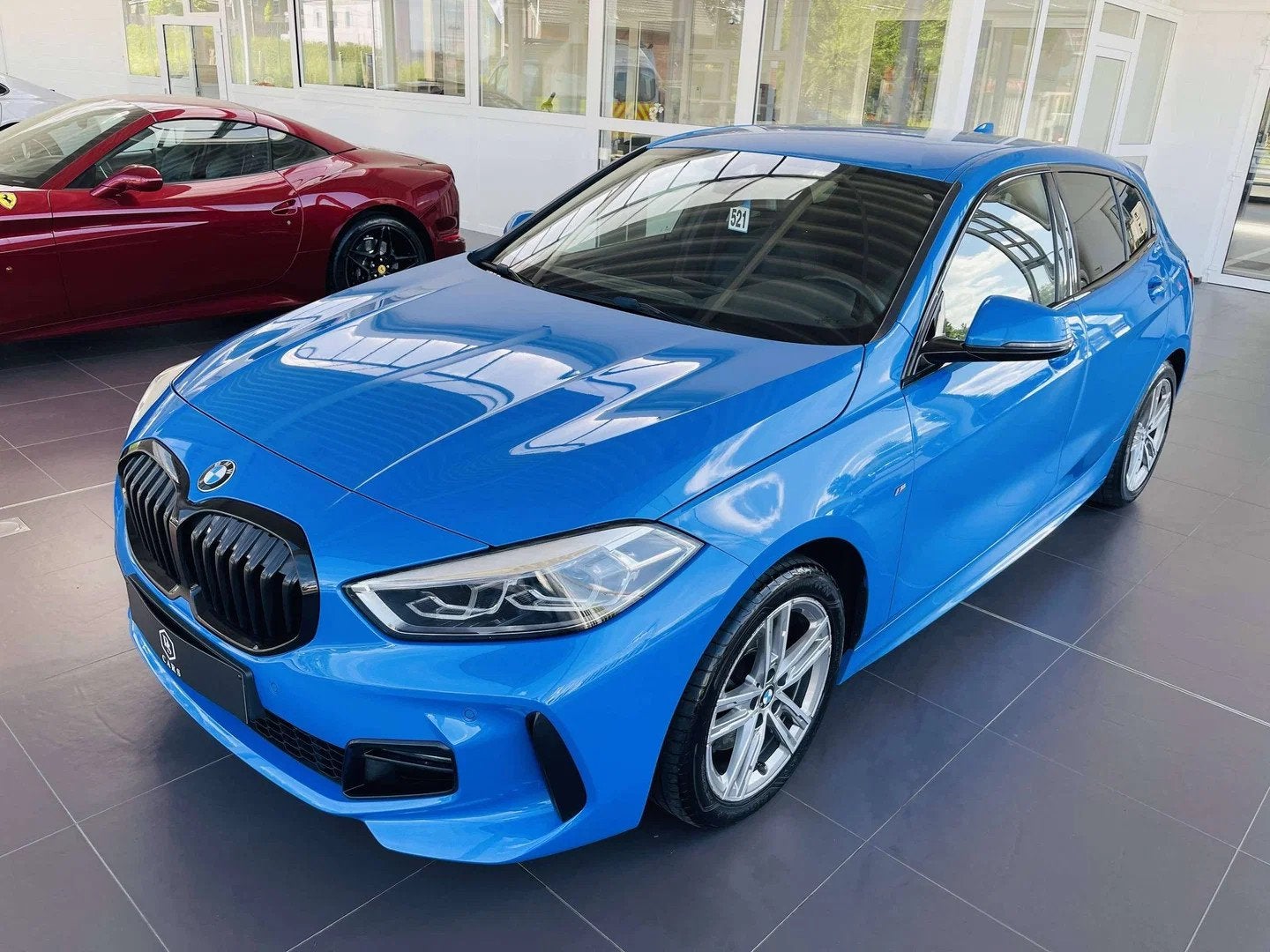 BMW 1 Serie 118 iA * GARANTIE + PACK M + LED + CUIR + GPS PR, Auto's, 1 Reeks, Gebruikt, Euro 6, Bedrijf