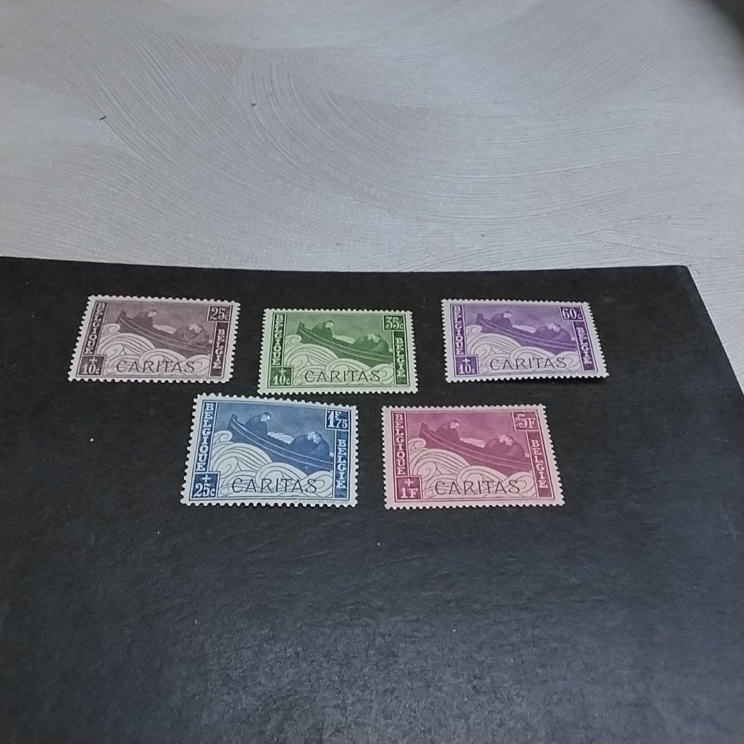 BELGIE  249/253 postfris met cote 16,00 €, Ophalen of Verzenden, Postfris