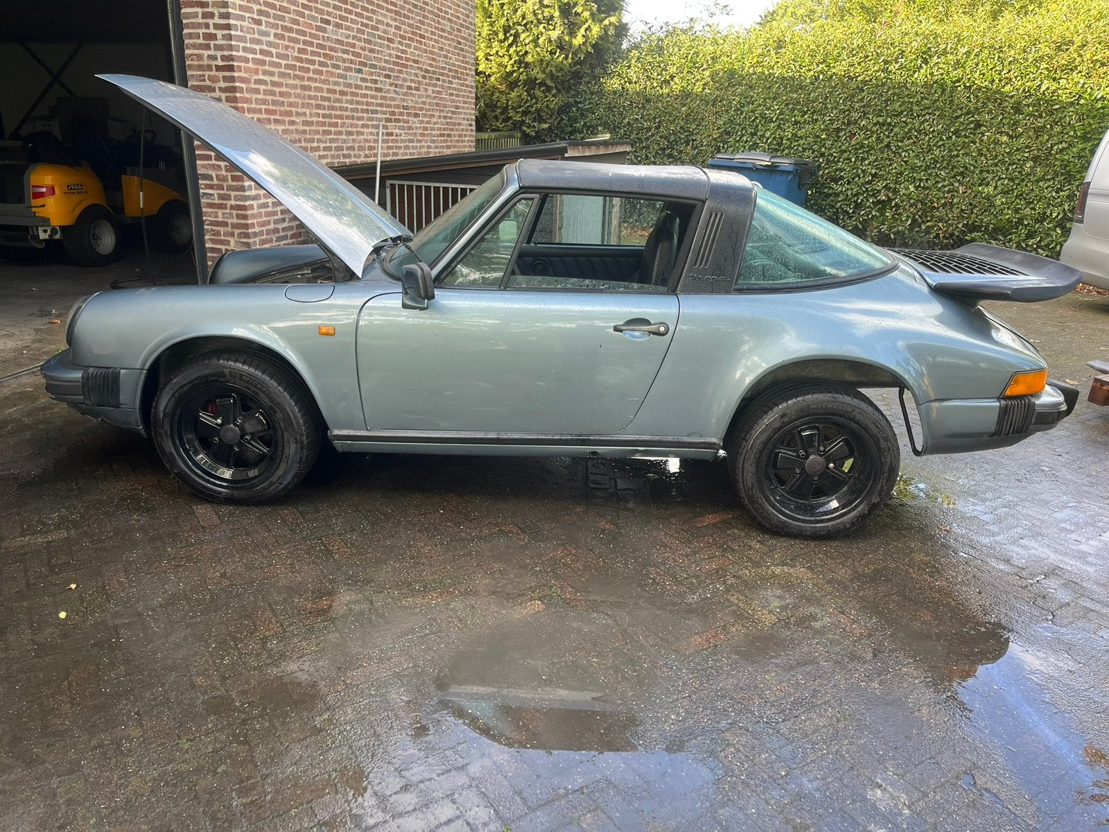 Porsche 911 targa 3,0 l winterproject, Auto's, Blauw, Particulier, Te koop