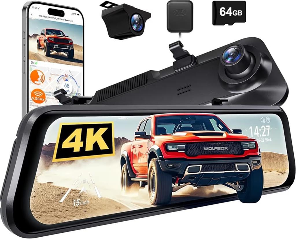 Caméra Dashcam + camera de recul, Auto-onderdelen, Spiegels, Ophalen of Verzenden