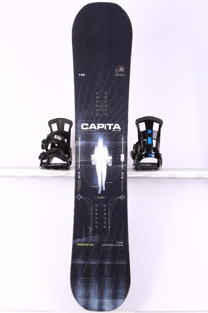 145 snowboard CAPITA PATHFINDER 2023, Black/white, Ophalen of Verzenden, Gebruikt, Board