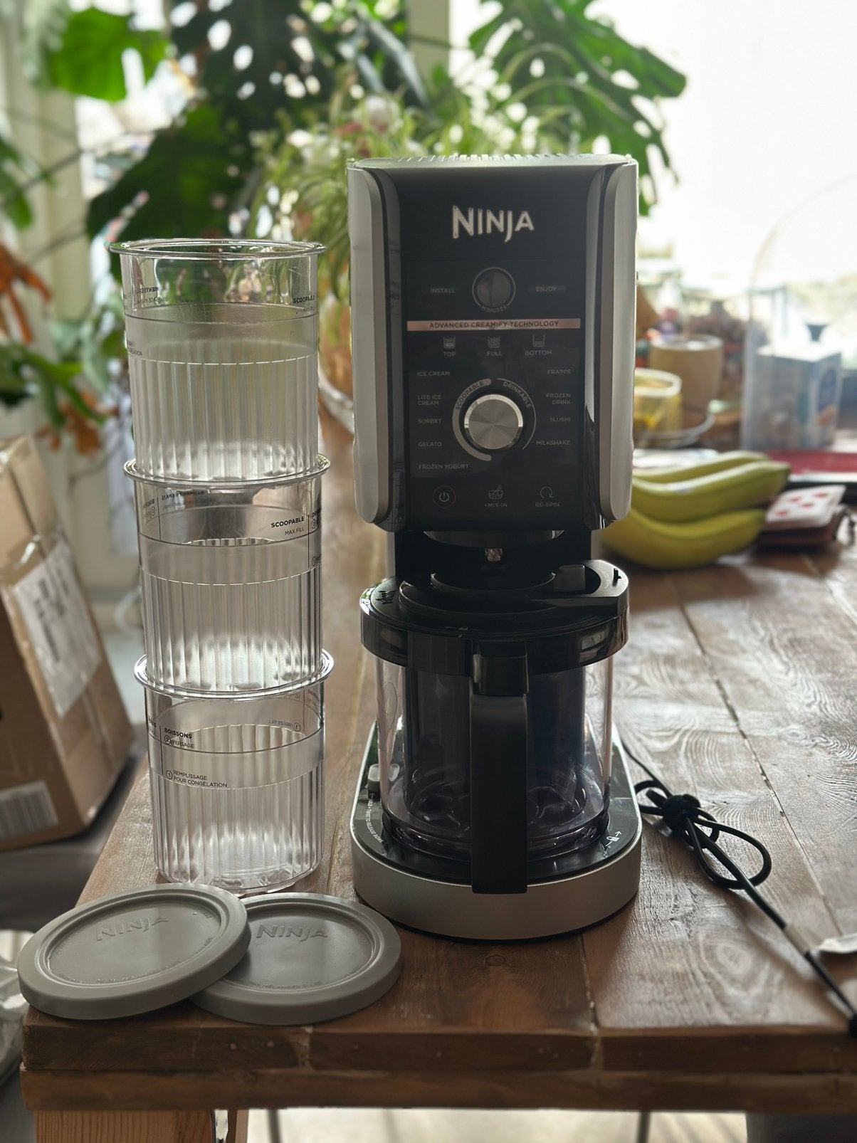 Ninja CREAMi Deluxe NC501EU – zeer goede staat – 3 bakken, Ophalen, Zo goed als nieuw
