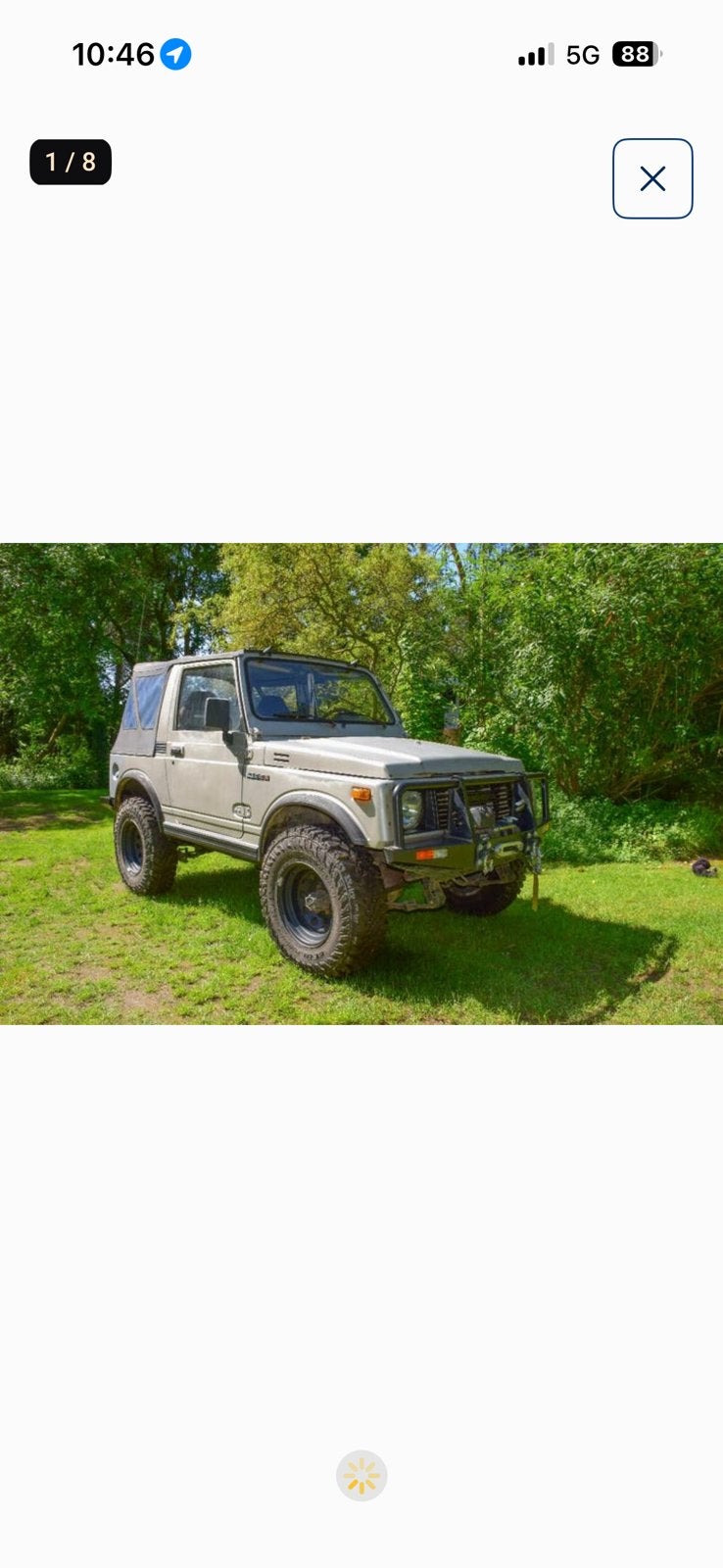 Suzuki sj413, Autos, Suzuki, Particulier, Samurai, 4x4, Toit ouvrant, Essence, Cabriolet, 3 portes, Boîte manuelle, Argent ou Gris