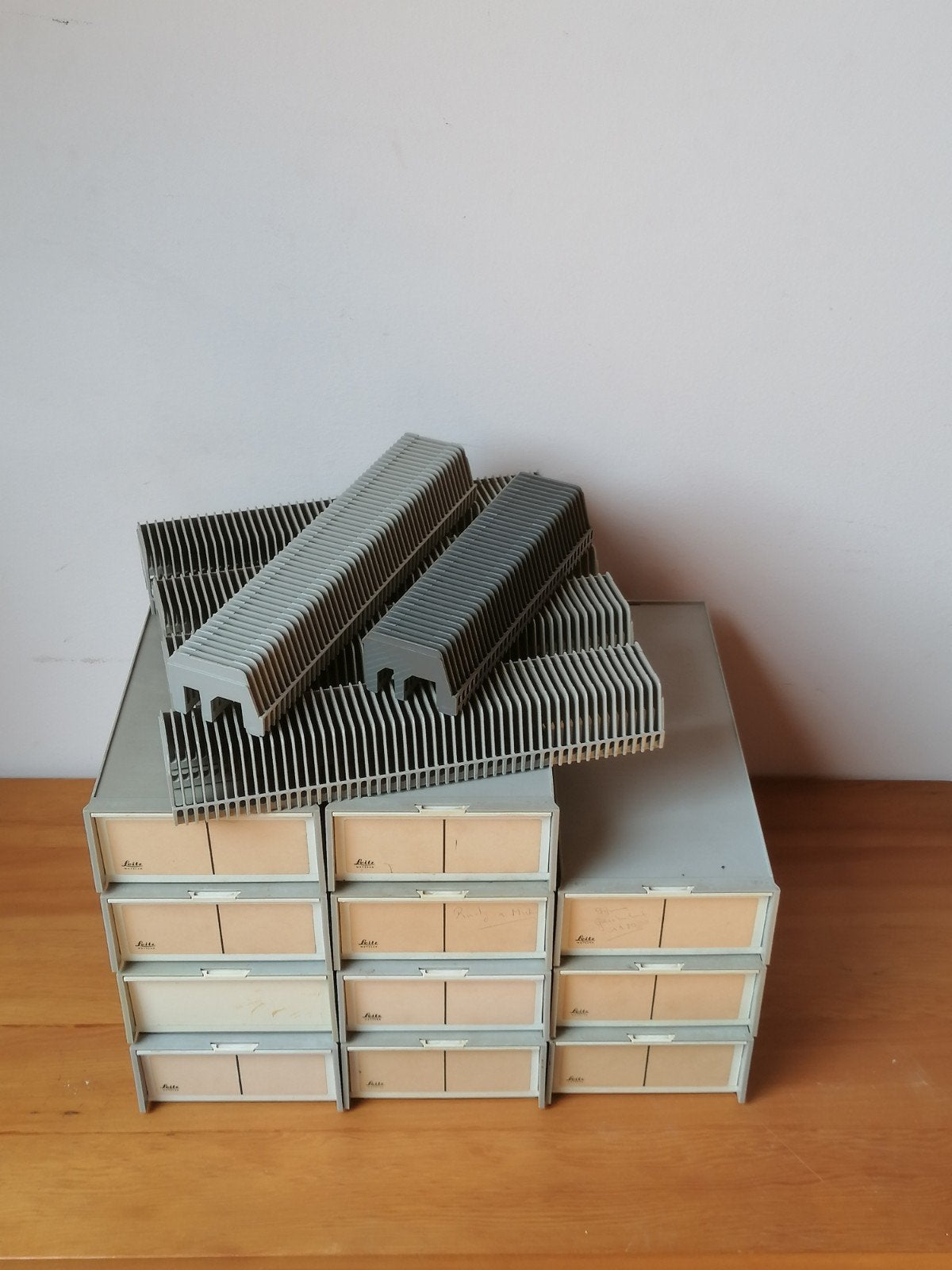 toebehoren voor diaprojectoren, Ophalen