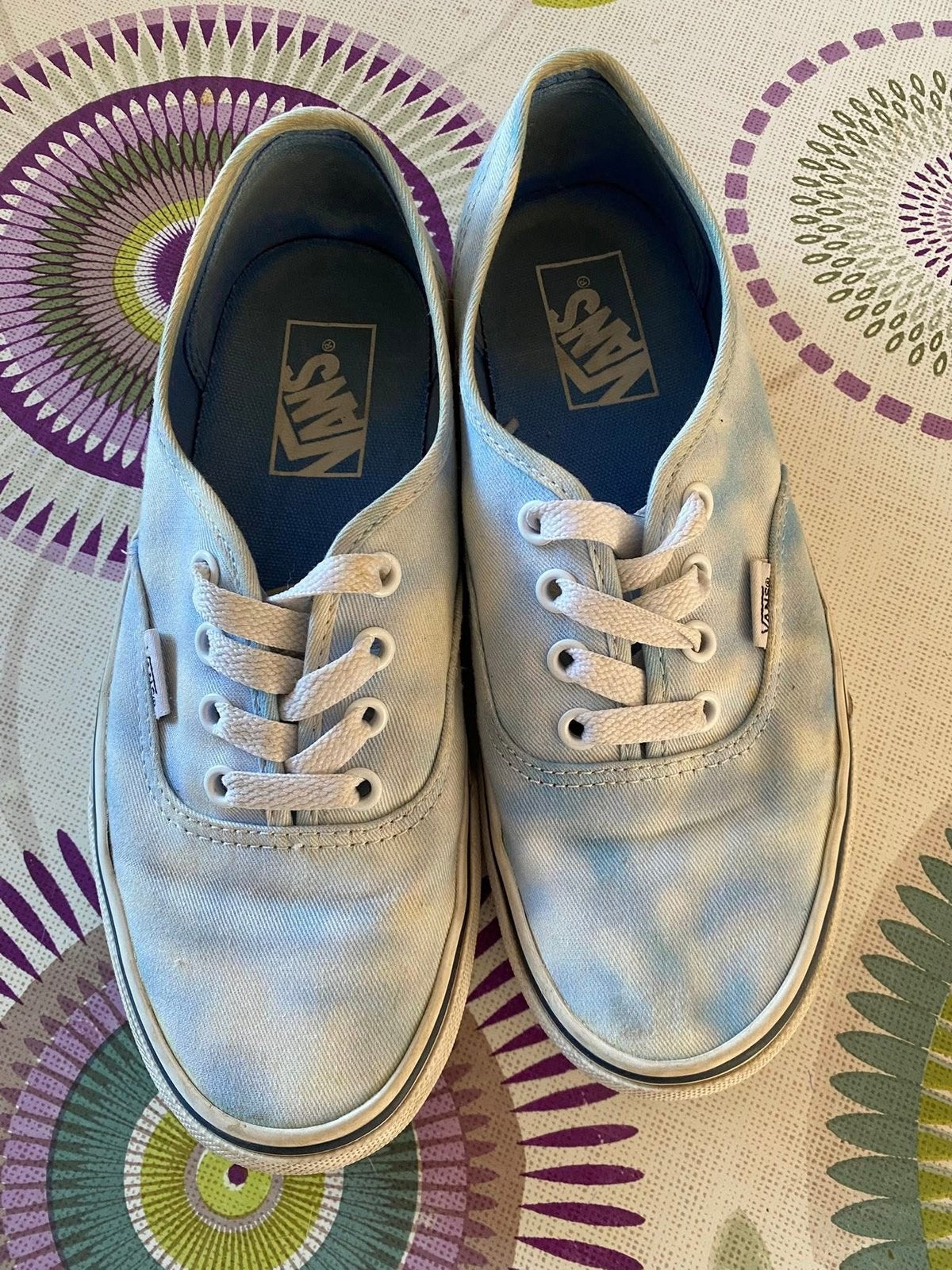Vans Authentic en toile bleu ciel délavé T.37, Kleding | Dames, Schoenen, Ophalen of Verzenden, Zo goed als nieuw