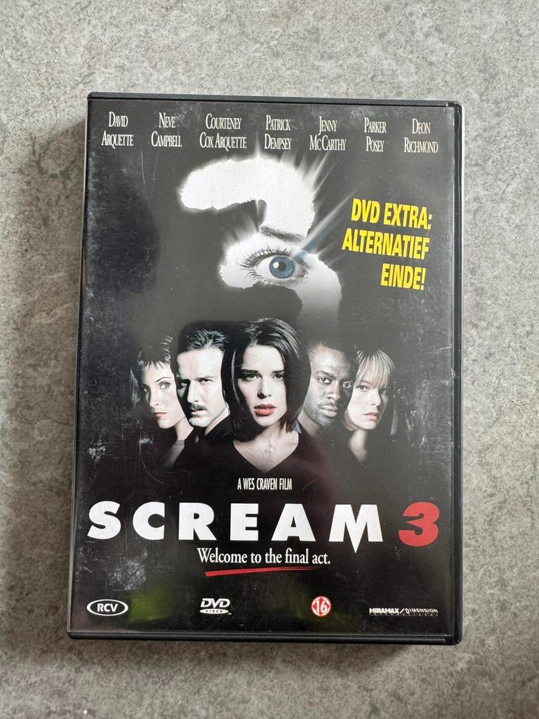 Dvd scream 3, Enlèvement ou Envoi, Comme neuf