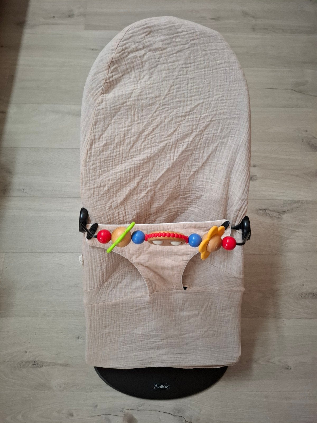 Wipper met speelgoed en hoes Babybjörn, Ophalen of Verzenden, Gebruikt, Wipstoel, Overige merken