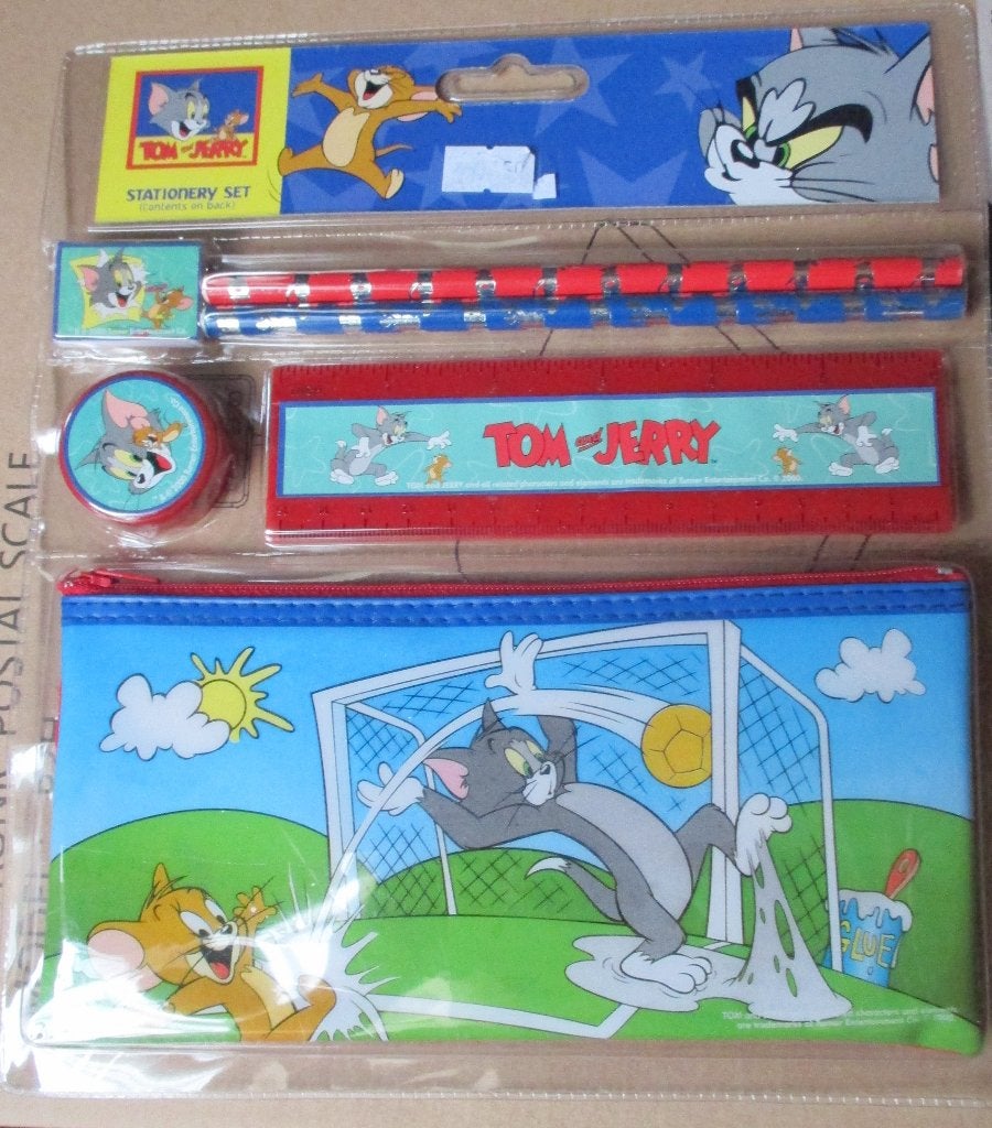 Tom en Jerry -, pennenzak,latje, gom...Nieuwe staat. Disney, Ophalen of Verzenden, Overige figuren, Nieuw, Overige typen