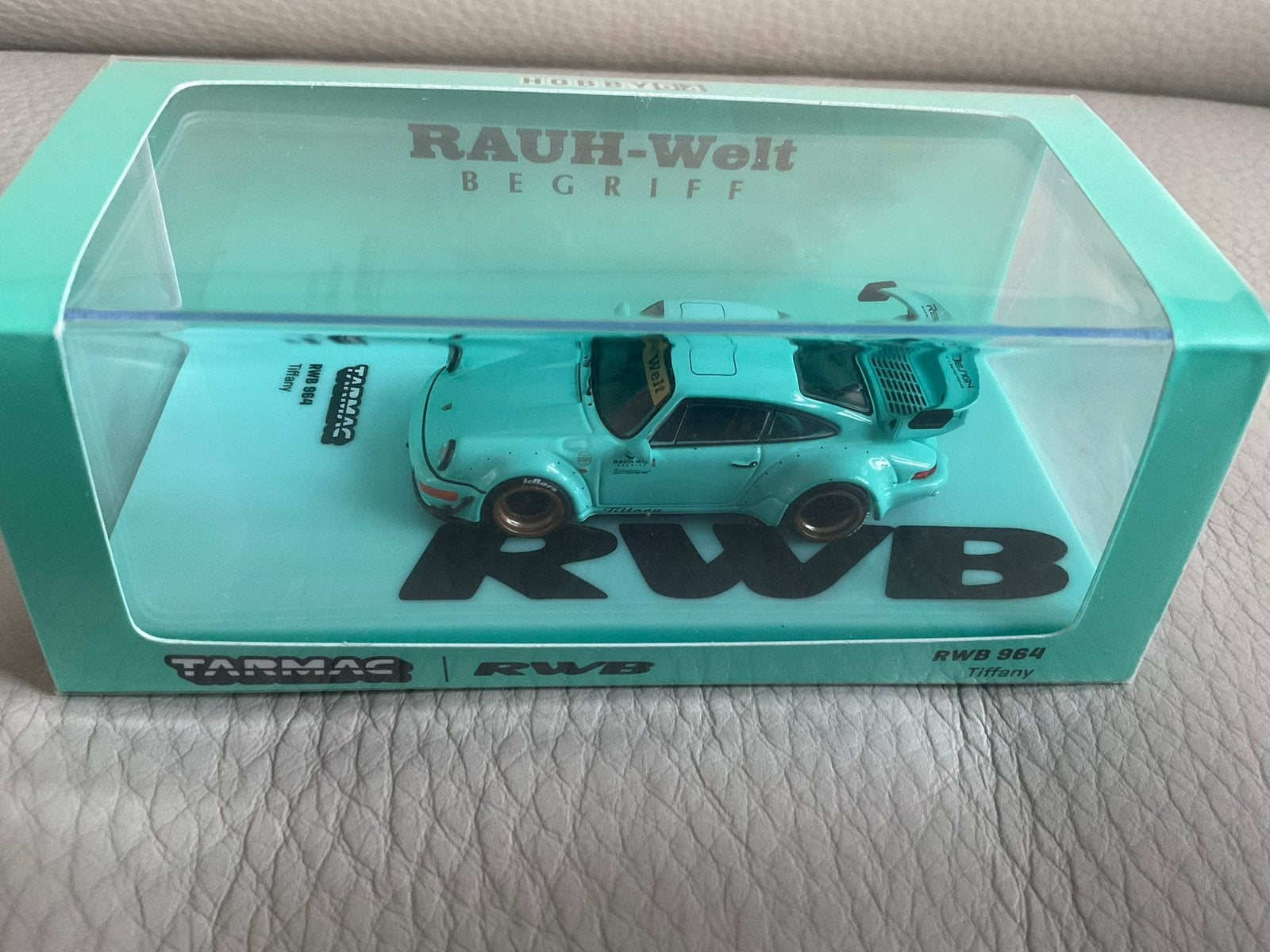 1/64 Tarmac Porsche 964/ RWB tiffany., Hobby en Vrije tijd, Ophalen of Verzenden, Nieuw