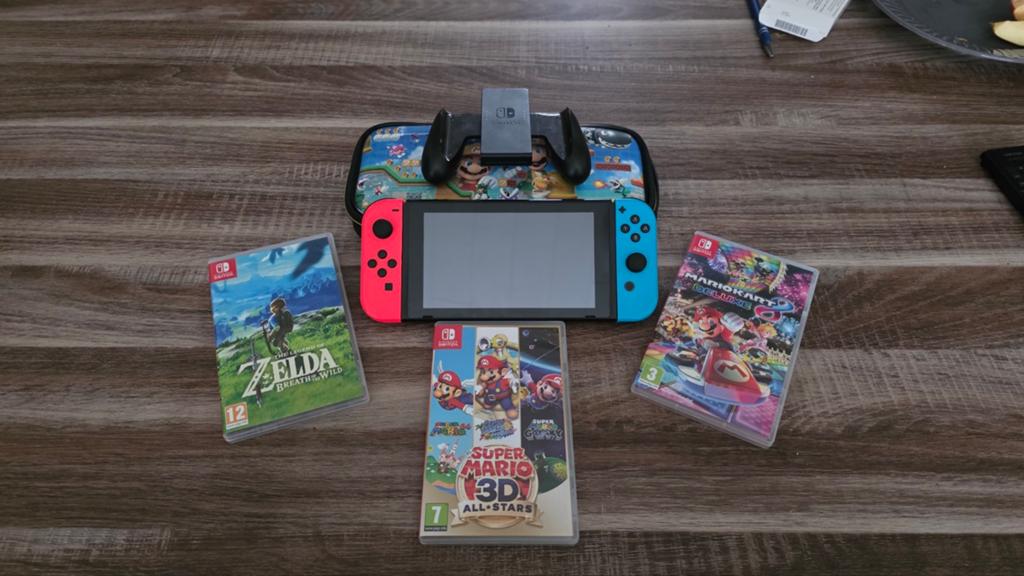 nintendo switch, Enlèvement