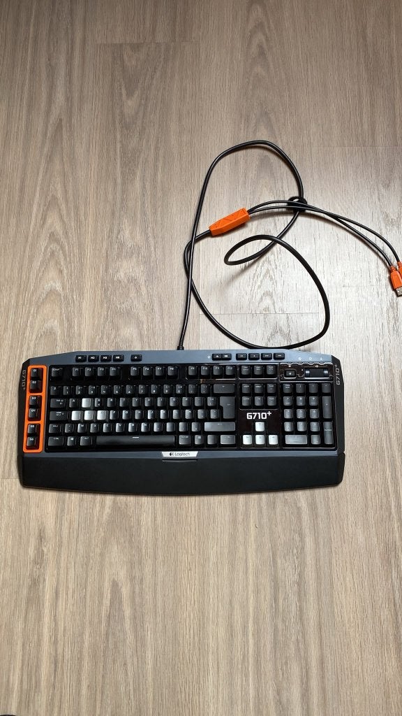 Logitech G710+ Mechanisch Gamingtoetsenbord AZERTY, Gebruikt, Logitech, Gaming toetsenbord, Azerty