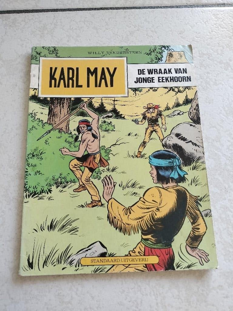 Strip Karl May 77 - De wraak van jonge eekhoorn, Gelezen, Willy Vandersteen, Eén stripboek, Ophalen of Verzenden