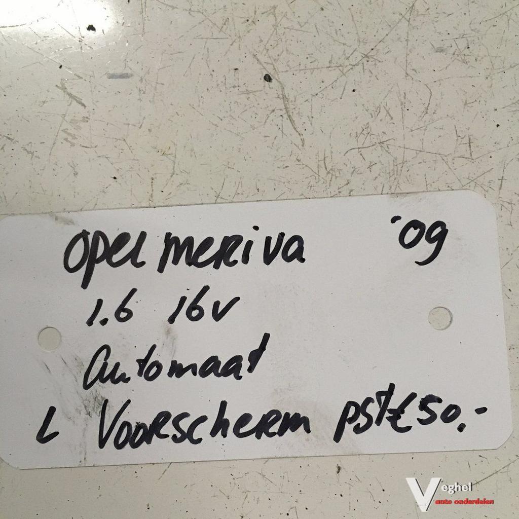 Opel Meriva 1.6 16v automaat Voorscherm Links of Rechts, Auto-onderdelen, Ophalen, Gebruikt, -, -