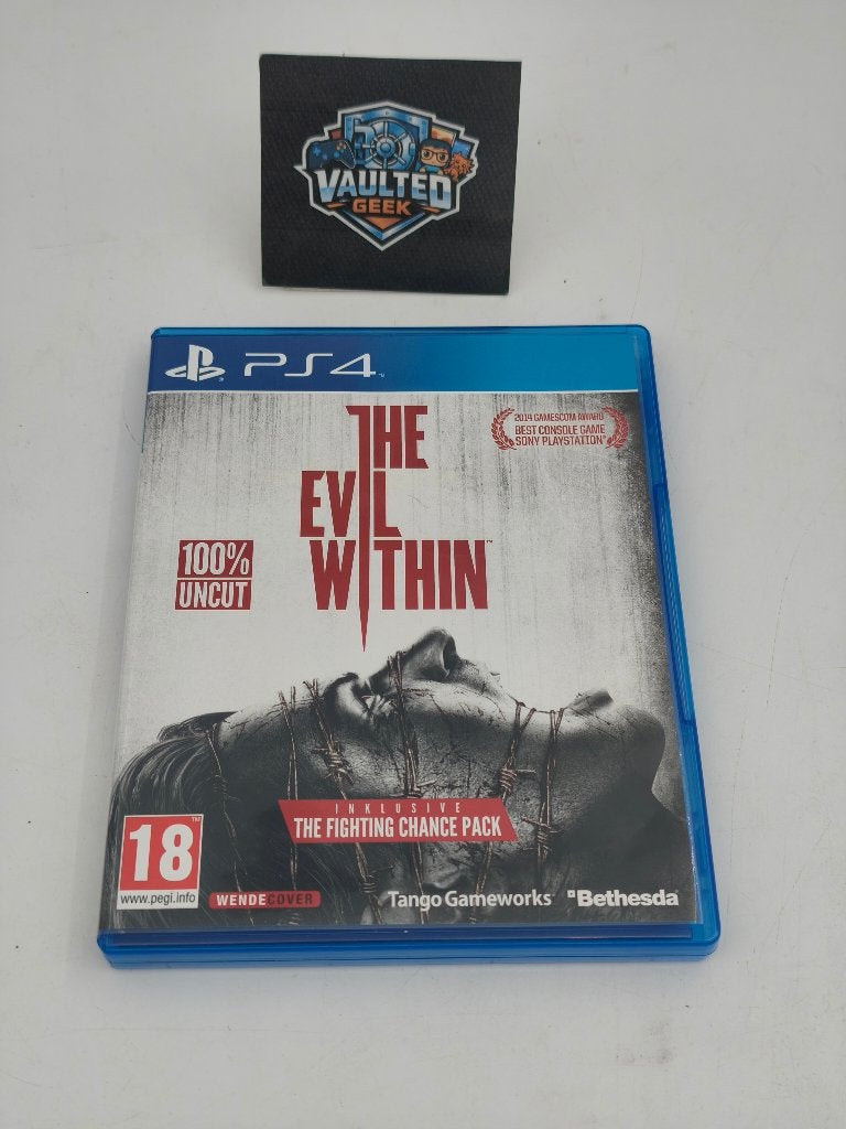 The Evil Within Limited Edition PS4, Games en Spelcomputers, Games | Sony PlayStation 4, Gebruikt, Vanaf 18 jaar, Overige genres