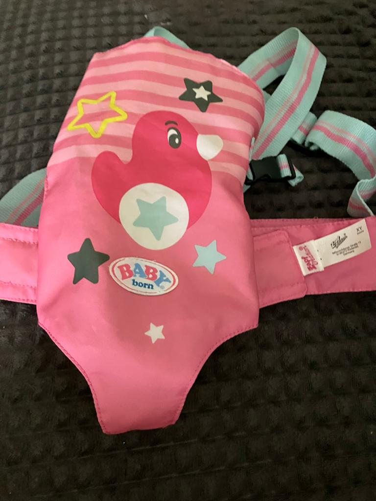 Porte-bébé Baby Born Zapf Creation pour poupée, Enfants & Bébés, Jouets | Poupées, Enlèvement ou Envoi, Comme neuf