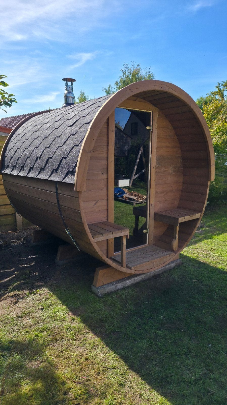 2,5M Barrel Sauna Gratis Levering en Plaatsing - 10% KORTING, Ophalen of Verzenden