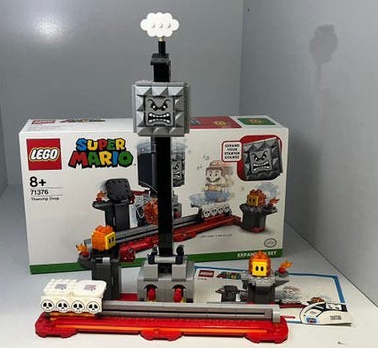 LEGO Super Mario 71376 - Uitbreidingsset: De val van Thwomp, Lego, Ensemble complet, Comme neuf, Accessoires inclus