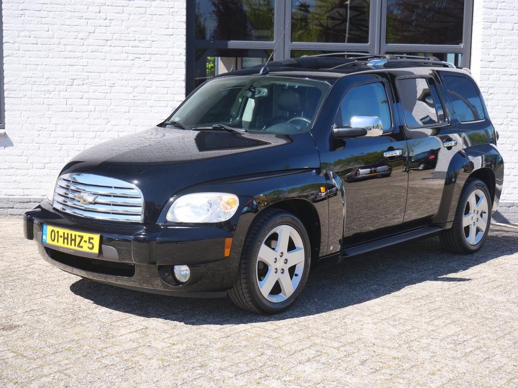 Chevrolet HHR 2.4 LT 1e Eigenaar 147.000km !!! Airco Leder S, Auto's, Chevrolet, Zwart, Bedrijf, Onderhoudsboekje, Zwart