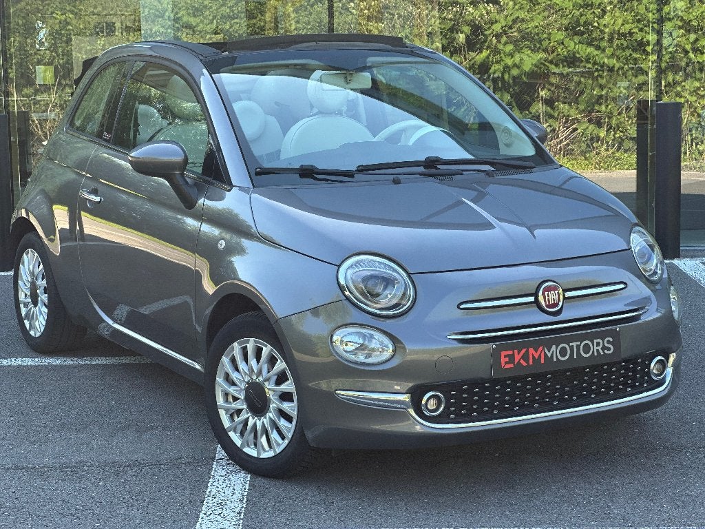 Fiat 500c / Airco / Sensoren / 108728km, Auto's, 4 zetels, Cabriolet, Leder en Stof, Elektrische ramen