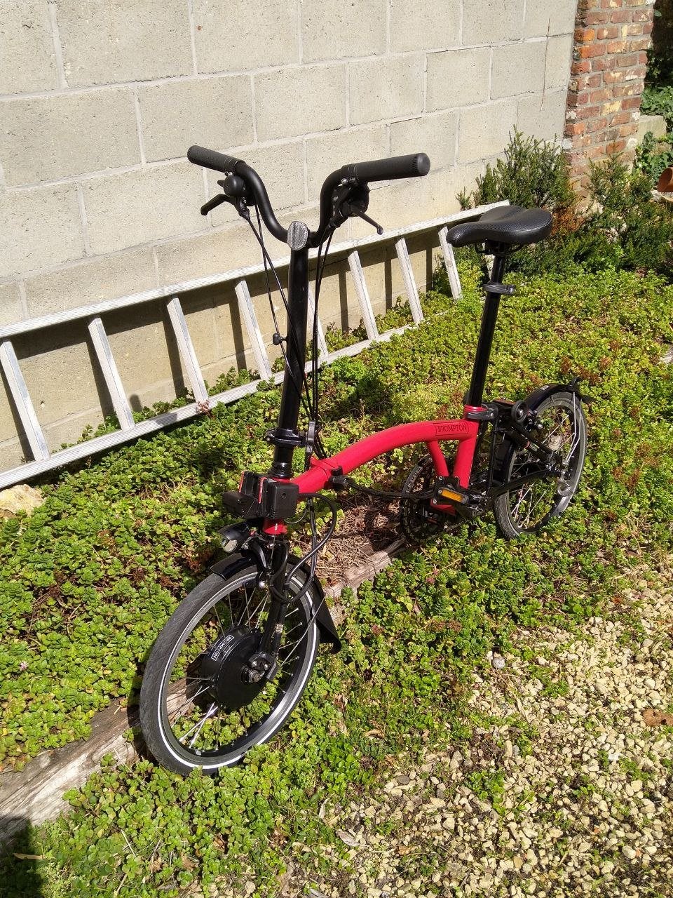 Brompton elektrische plooifiets H6L  C-Line, Fietsen en Brommers, Ophalen, Zo goed als nieuw, Brompton, Versnellingen