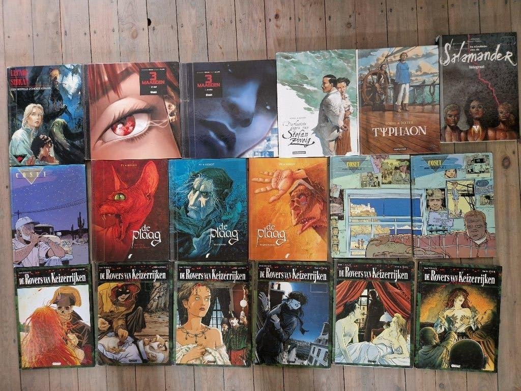 33 gewezen bibliotheek strips (HC) in redelijke staat, Boeken, Ophalen, Gelezen