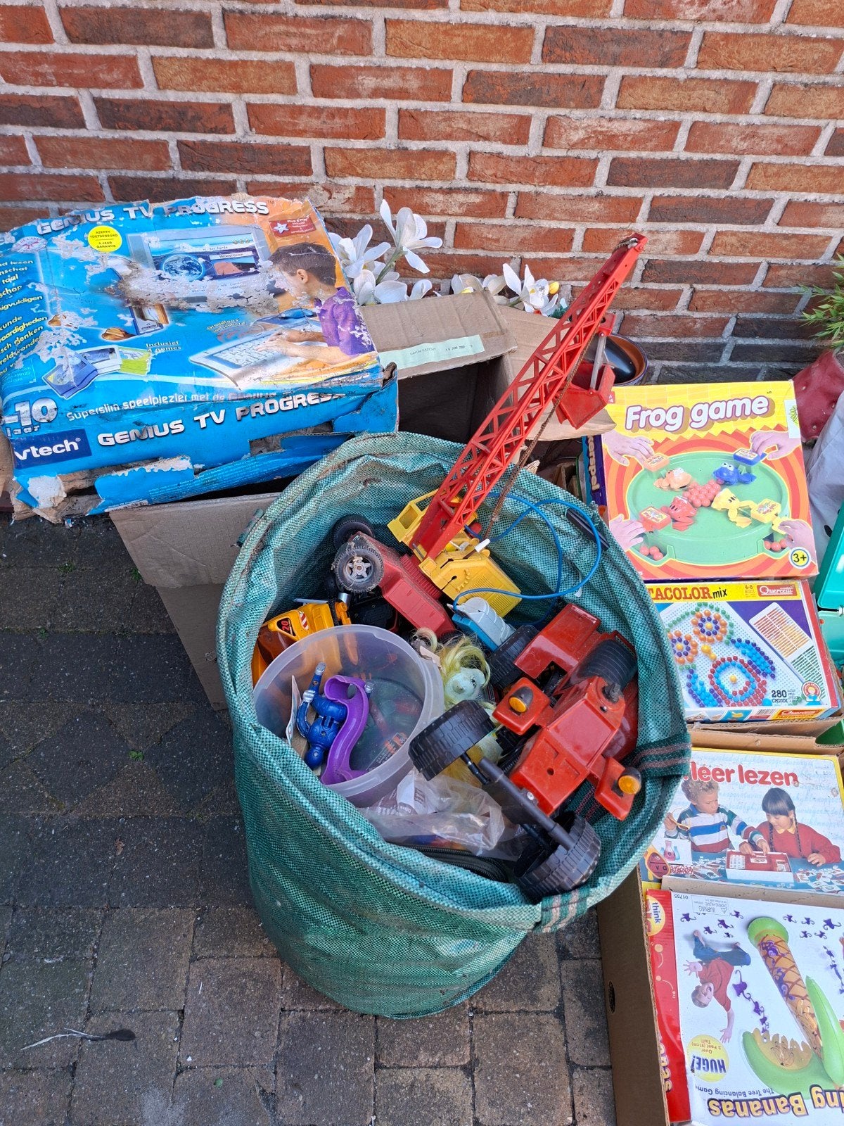 speelgoed, Ophalen