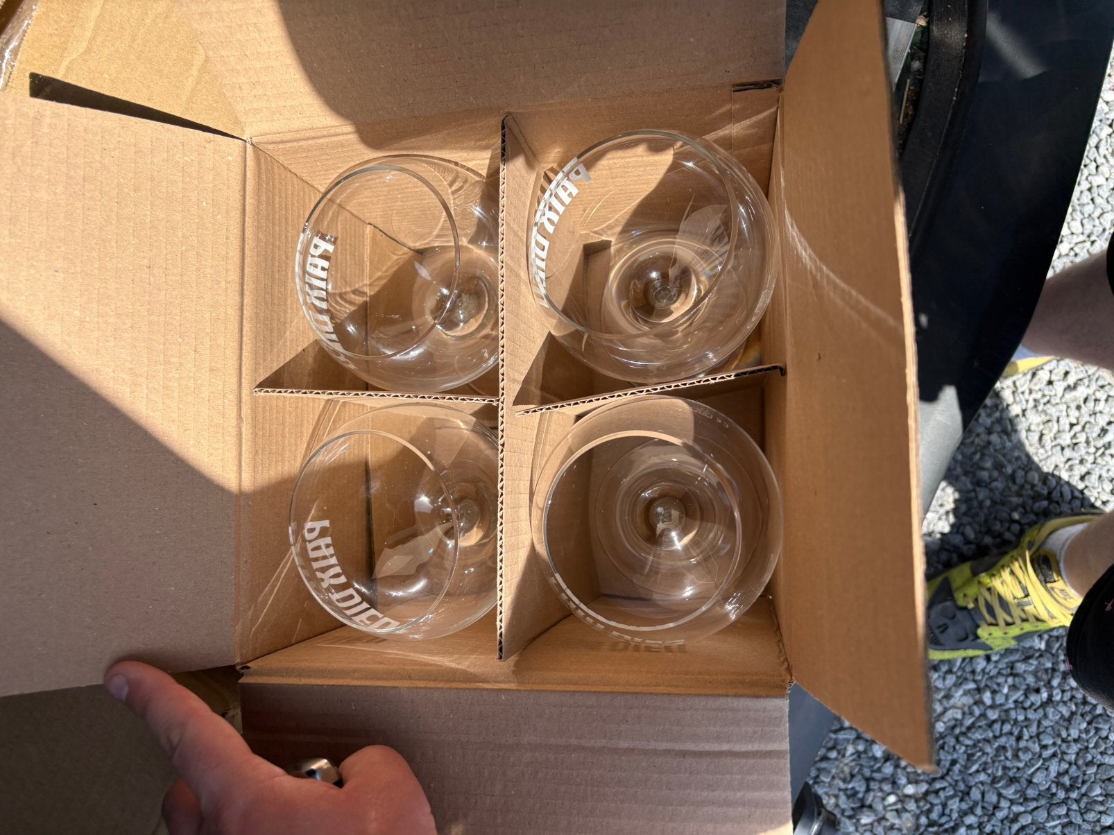 Rares Verres paix dieu 50cl neufs, Enlèvement, Comme neuf