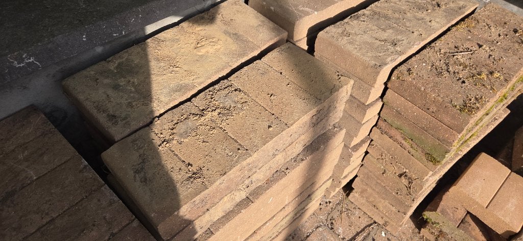 Bordures de jardin béton à donner, Tuin en Terras, Bielzen en Borduren, Ophalen, Gebruikt, 25 tot 50 cm, Minder dan 25 cm