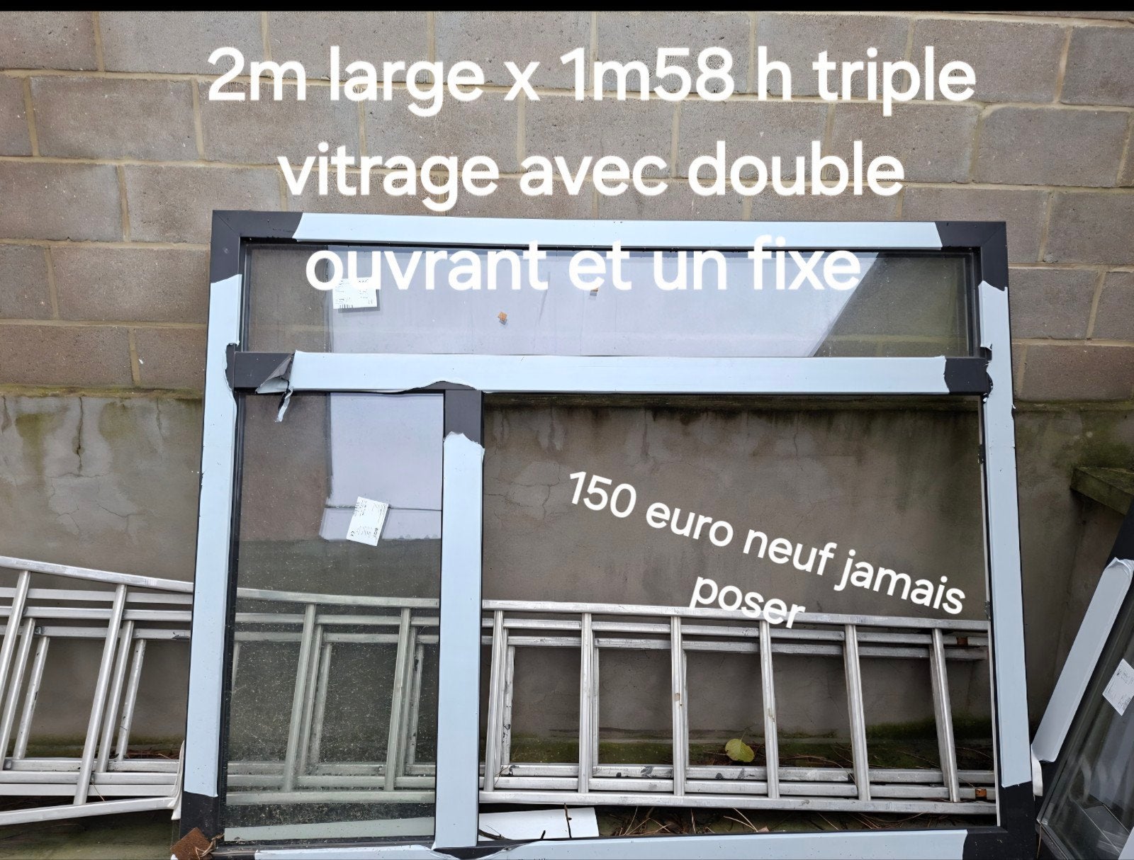 Porte exterieur pvc et chassis, Bricolage & Construction, Vitres, Châssis & Fenêtres, Enlèvement