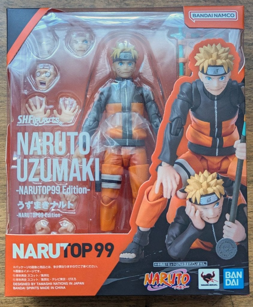 S.H.Figuarts Naruto Uzumaki -NARUTOP99 Edition- Naruto, Envoi, Comme neuf