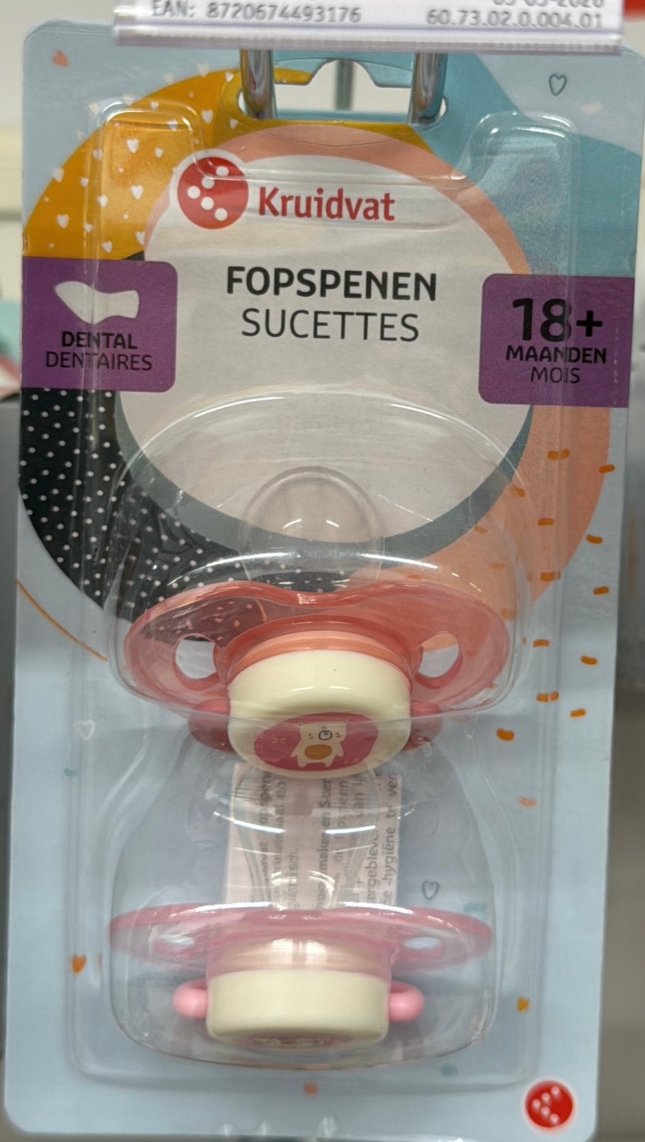 Fopspenen, Kinderen en Baby's, Ophalen of Verzenden, Nieuw, Speen
