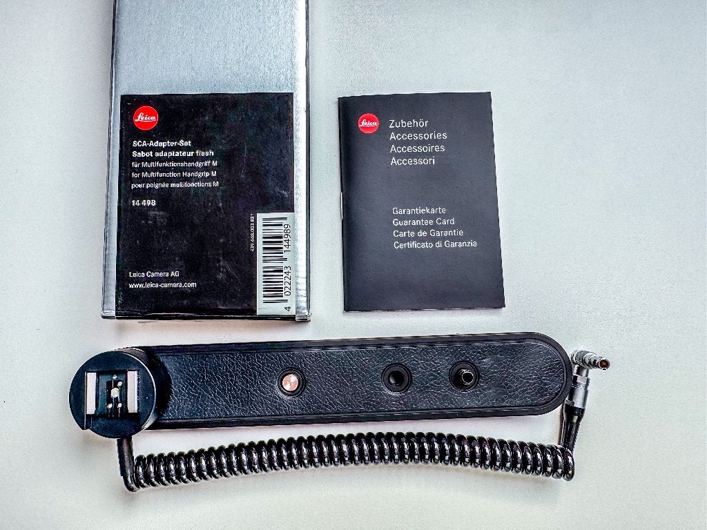 Leica SCA-Adapter voor Multi-Function Handgrip M (TYP 240), Audio, Tv en Foto, Ophalen of Verzenden, Zo goed als nieuw, Leica