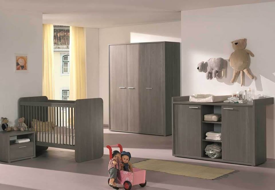 Chambre évolutive Luca, 2 lits, armoire et table à langer, Enlèvement, Utilisé, Garçon ou Fille