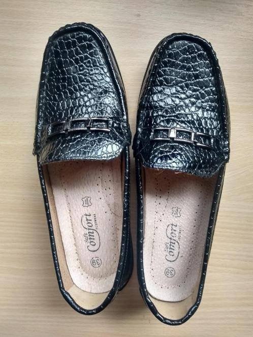 loafers zwart maat 39 + bottines Ecco maat 39, Ophalen of Verzenden, Zwart