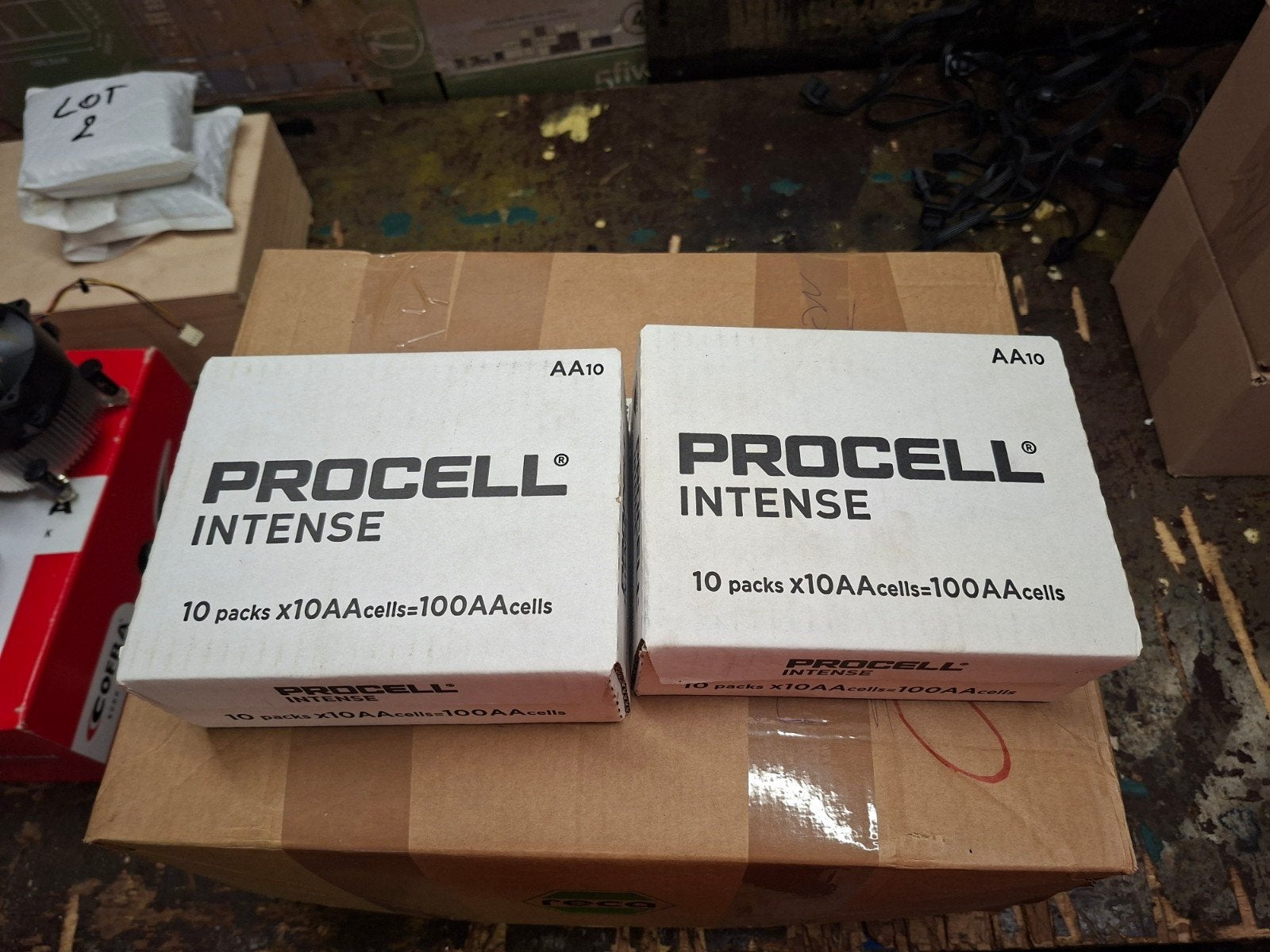200 piles Duracell Procell Intense AA / LR6 – Neuves, Ophalen of Verzenden, Nieuw