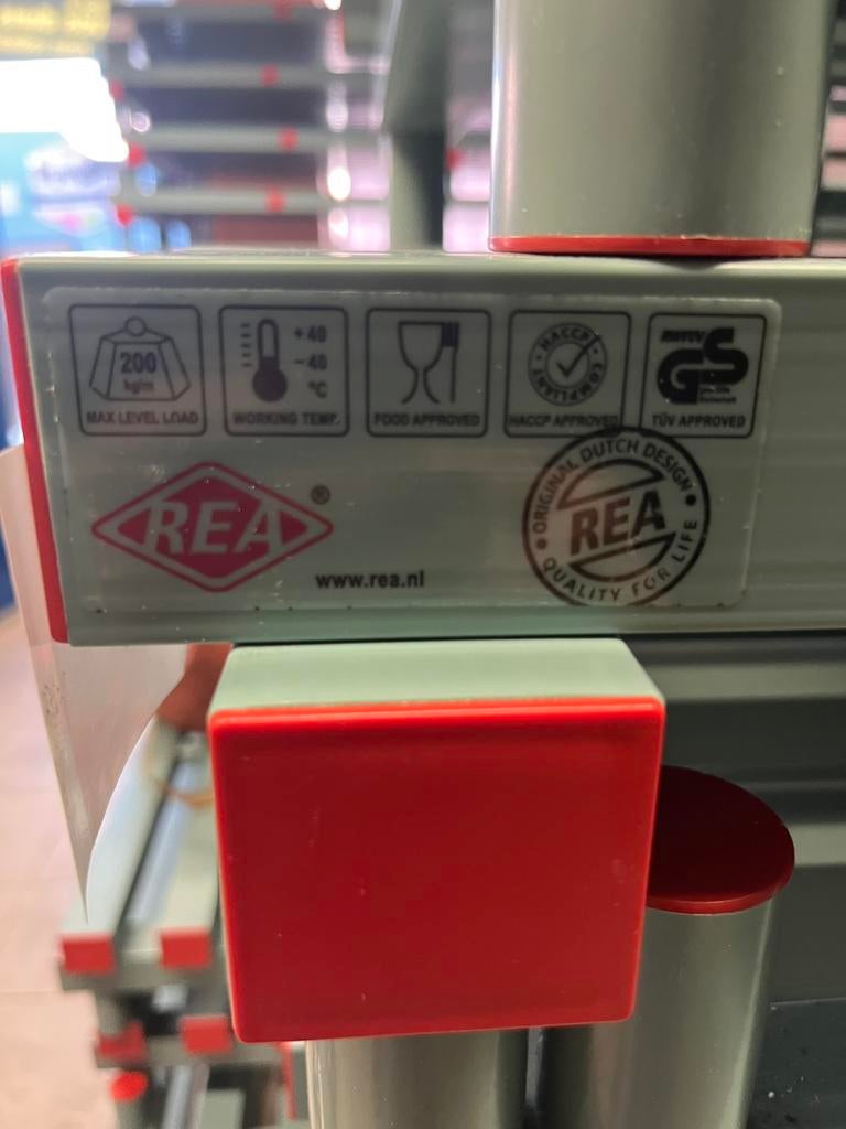 REA étagères euro pour professionnels 2000/1500x600x1800., Articles professionnels, Horeca | Autre, Enlèvement